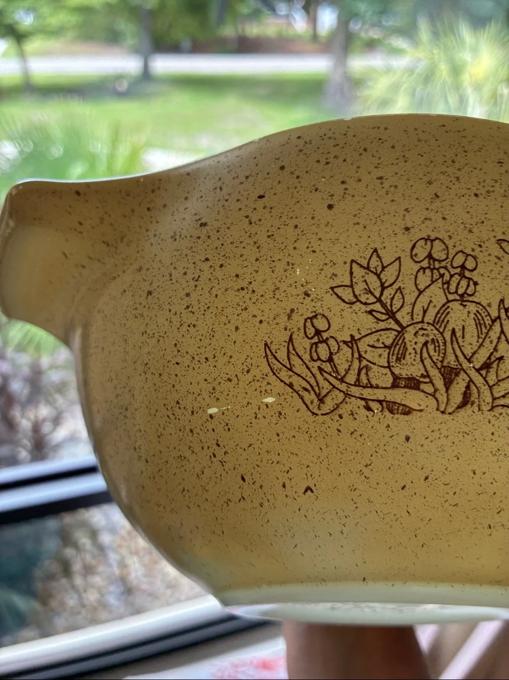 VINTAGE PYREX #442 FOREST FANCIES MUSHROOM CINDERELLA MIXING NESTING BOWL 1.5L